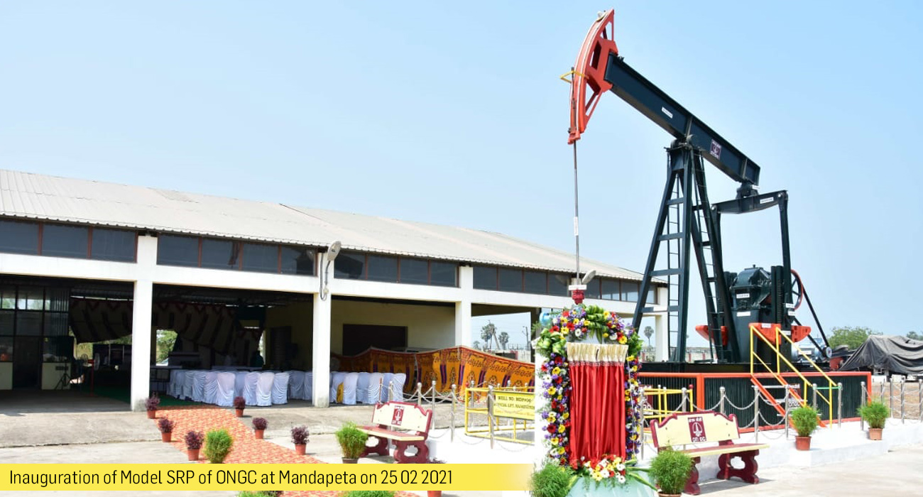 Inauguration of Model SRP of ONGC