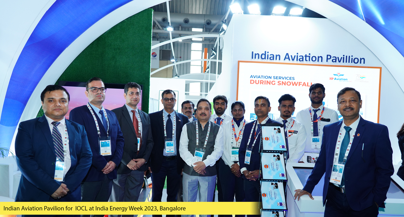 IOCL Aviation Pavilion at India Energy Week 2023, Bangalore