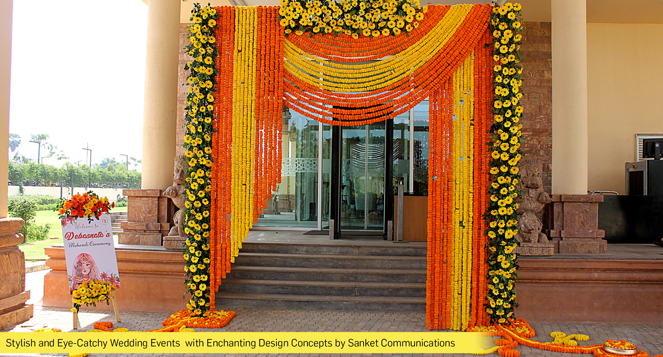 Stylish and Eye-Catchy Wedding Events with Enchanting Design Concepts by Sanket Communications