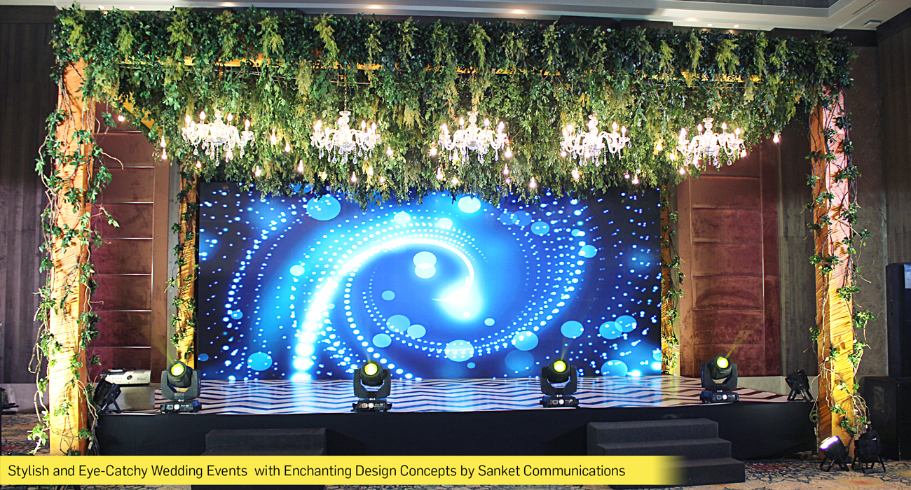 Stylish and Eye-Catchy Wedding Events with Enchanting Design Concepts by Sanket Communications