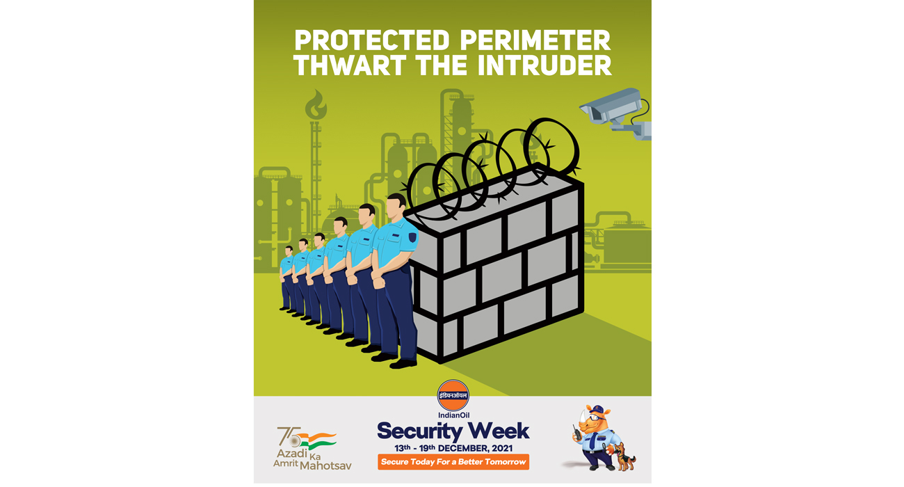 Indian Oil Security Week Poster