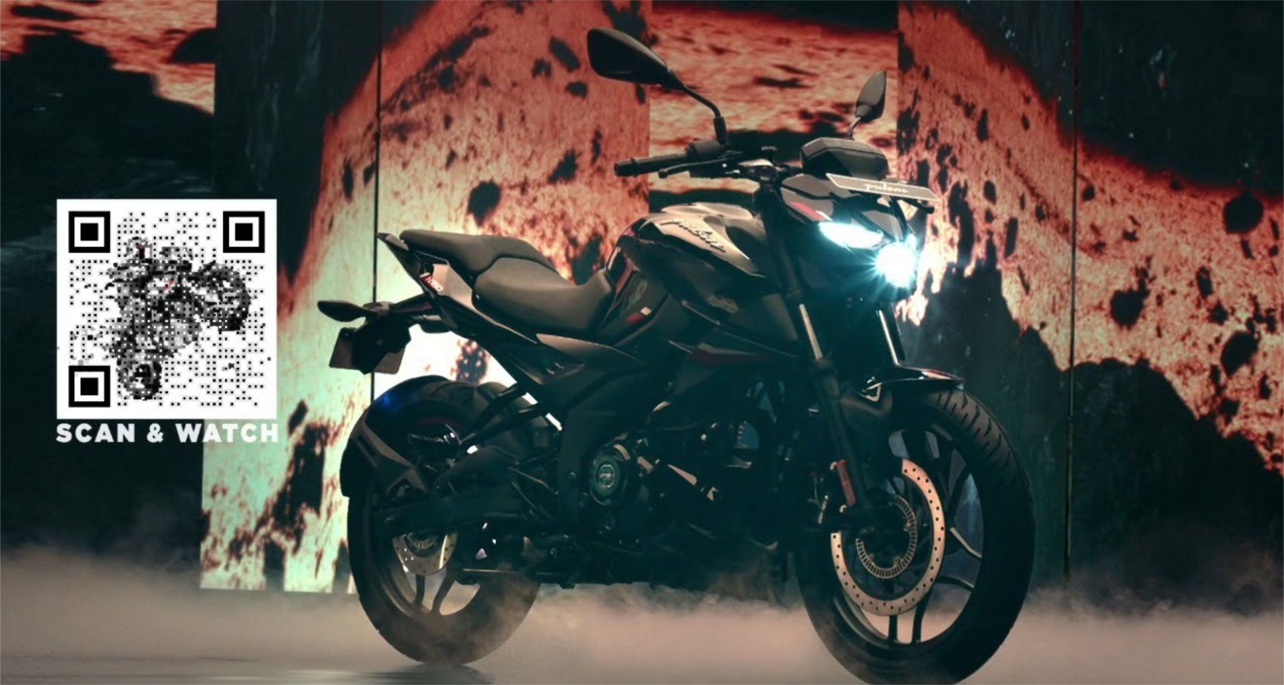 Bajaj Pulsar QR Code Ad