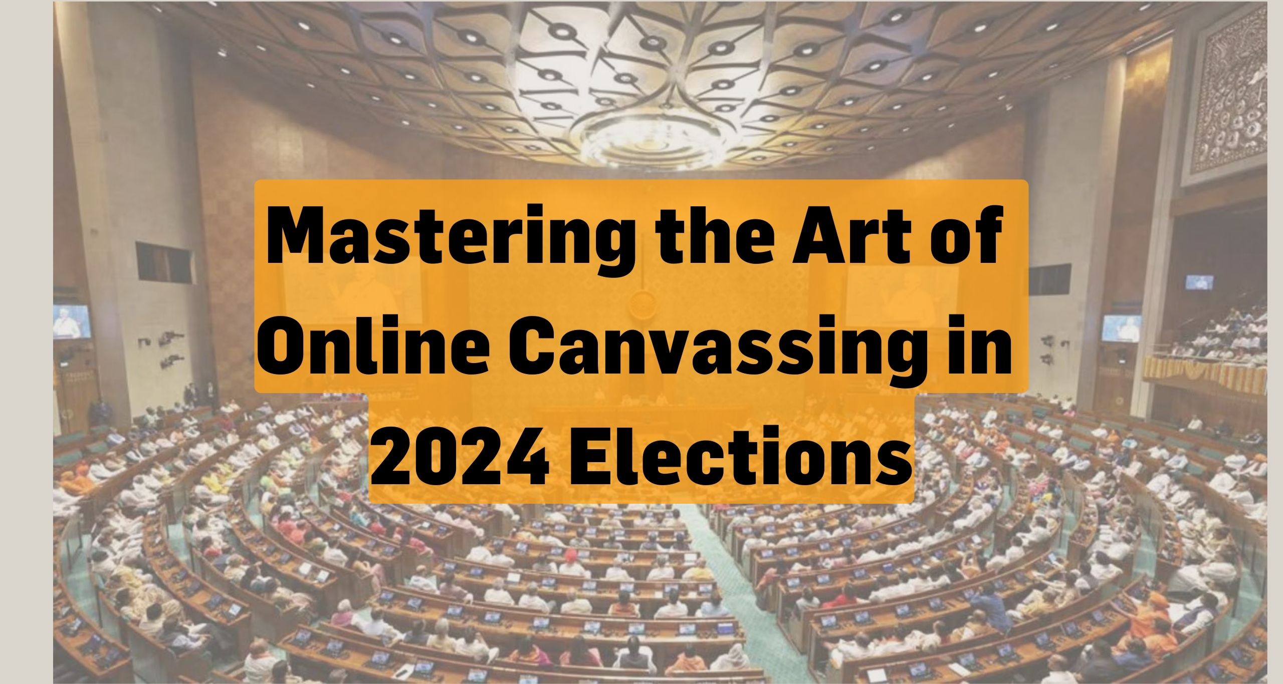 Mastering the Art of ONline Canvassing in 2024 Elections