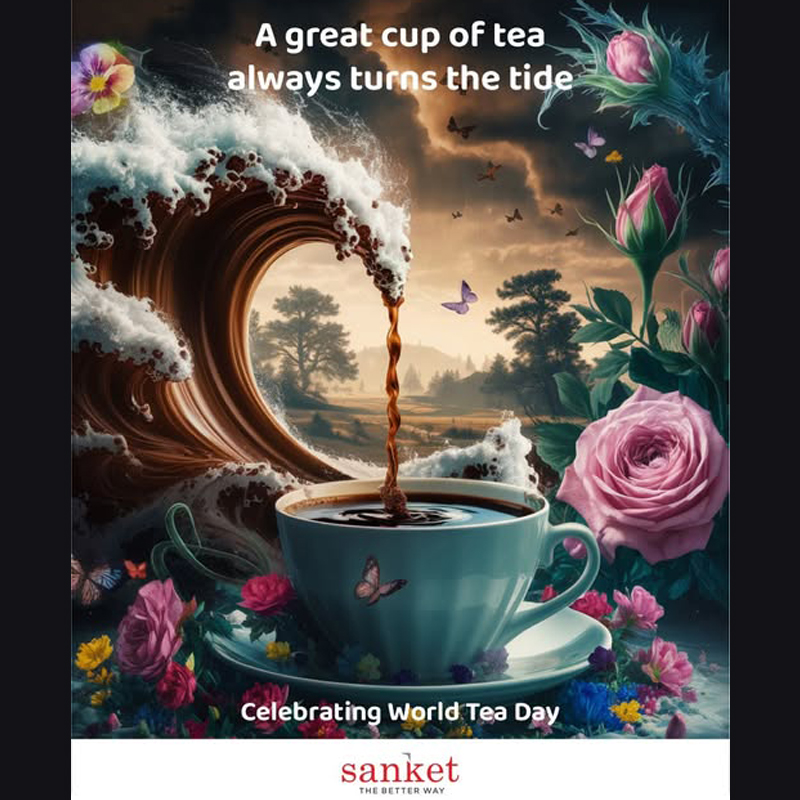 Sanket turned serenity into symbolism with its poetic portrayal for World Tea Day