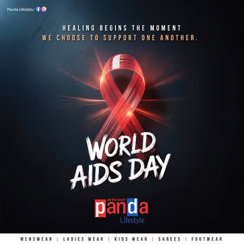 A bold and compassionate World AIDS Day campaign designed for Panda Lifestyle