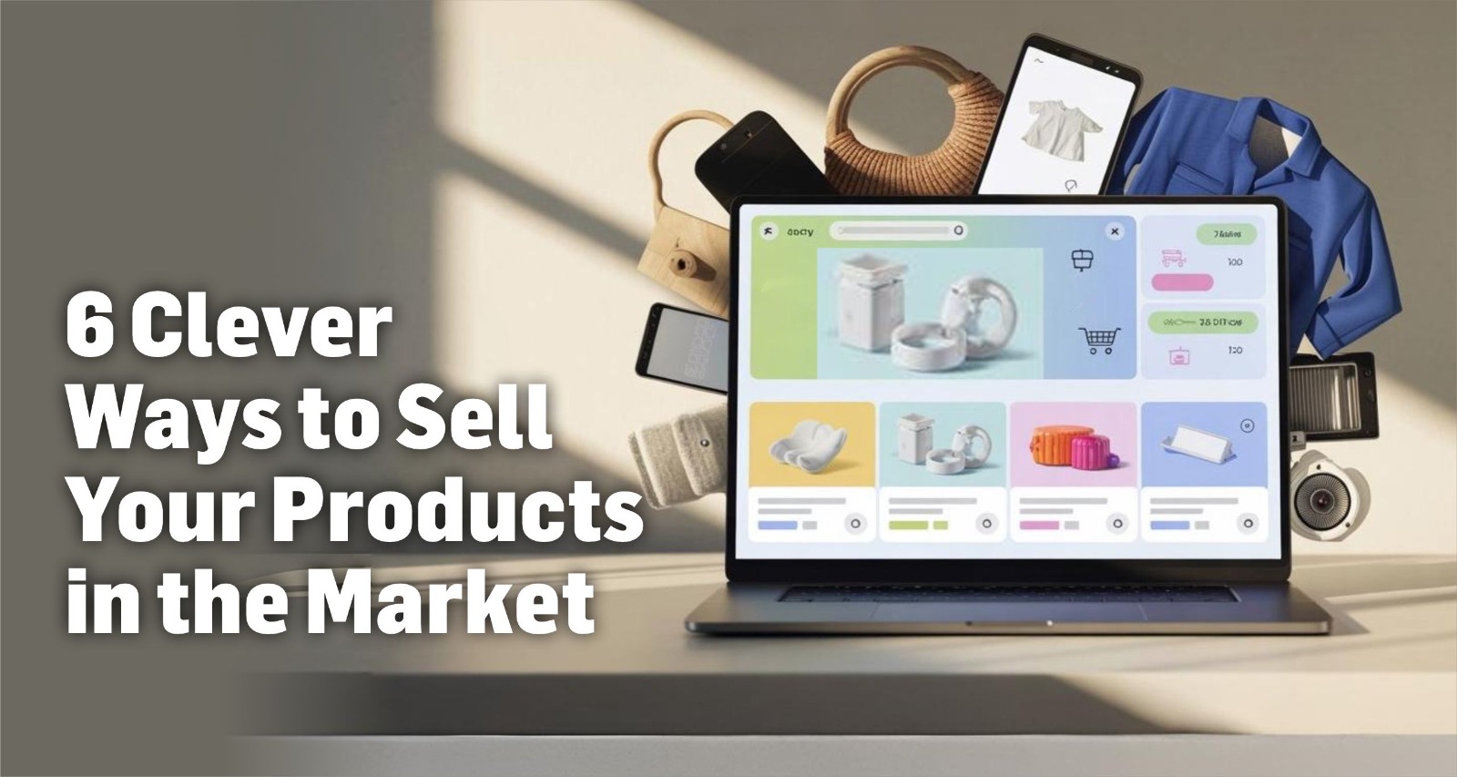 6 Clever Ways to Sell Your Products in the Market