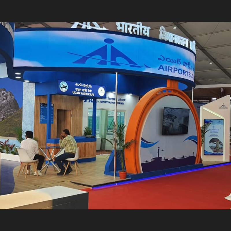 Sanket steered the Airports Authority of India Pavilion at WINGS India 2026, seamlessly aligning infrastructure, innovation, and execution