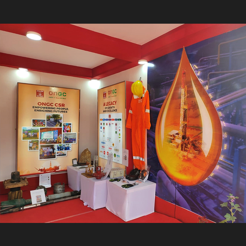 Sanket designed and executed the ONGC Agartala stall at the Tripura Industries & Commerce Fair 2026 with clarity and structure